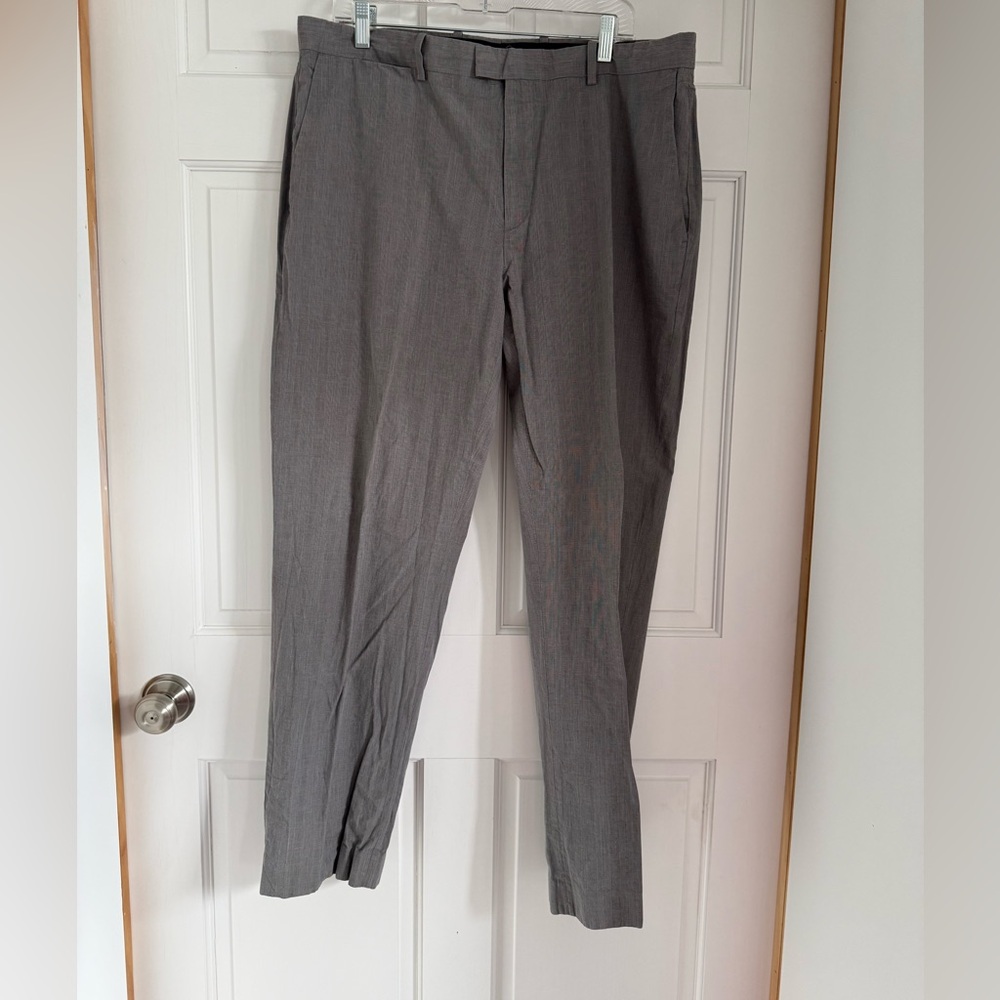 Marc Anthony Gray Twill Dress Pants